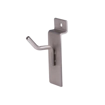 Luggage Loader 1 in. Hook for Slatwall, Satin Nickel LU3496715